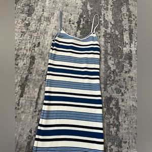 Brandy Melville striped stretch body con dress